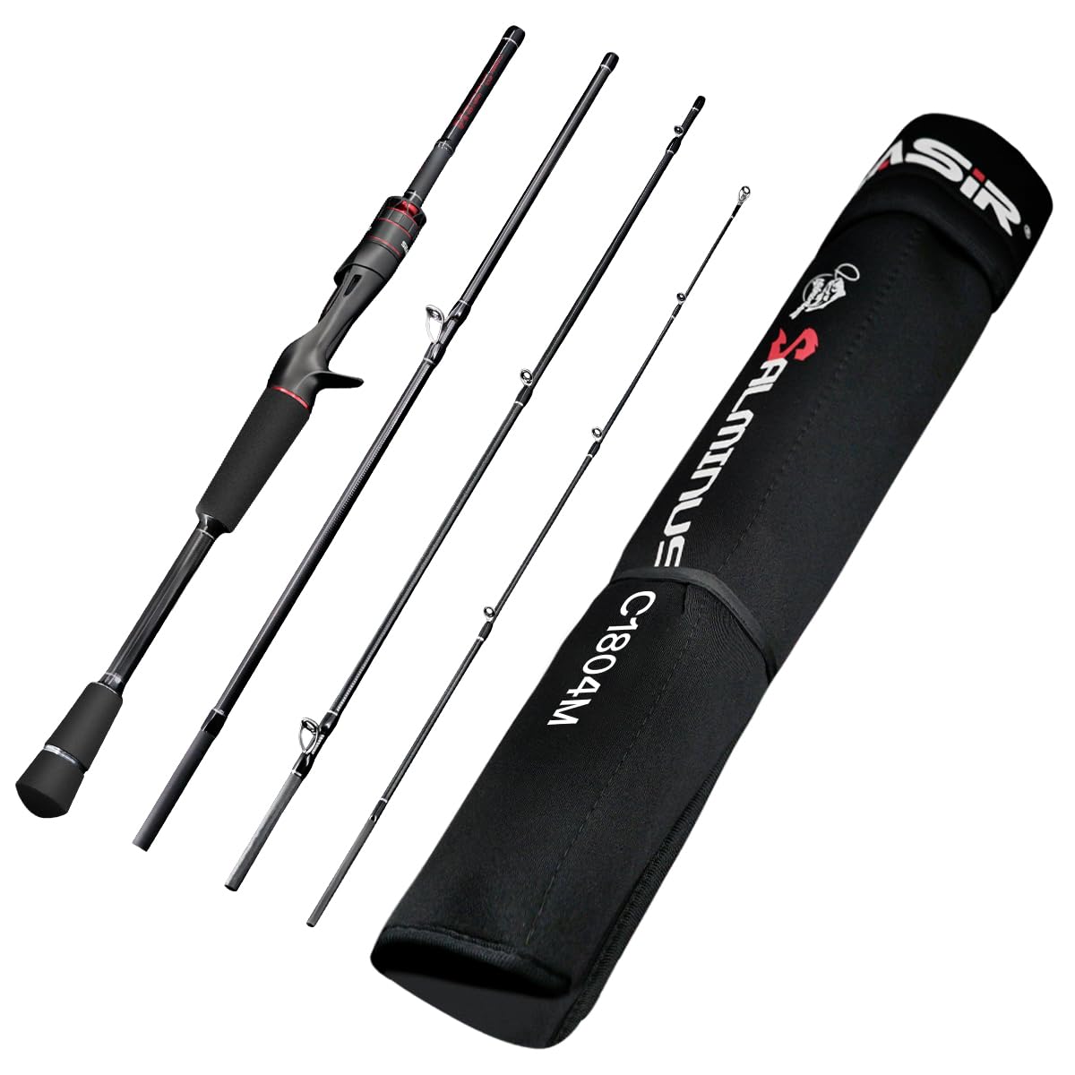 SEASIR SALMINUS パックロッド Amazon.com : SEASIR Salminus Travel Fishing Rod, 4 Piece Spinning